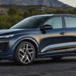 Audi Q6 与 SQ6 e-tron 首发, 最快4.2秒破百, 续航最长625公里, 21分钟可充电至80%, 与 Porsche Macan 同组底盘