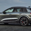 Audi Q6 与 SQ6 e-tron 首发, 最快4.2秒破百, 续航最长625公里, 21分钟可充电至80%, 与 Porsche Macan 同组底盘