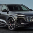 Audi Q6 与 SQ6 e-tron 首发, 最快4.2秒破百, 续航最长625公里, 21分钟可充电至80%, 与 Porsche Macan 同组底盘