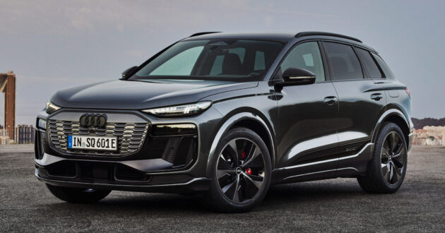 Audi Q6 与 SQ6 e-tron 首发, 最快4.2秒破百, 续航最长625公里, 21分钟可充电至80%, 与 Porsche Macan 同组底盘