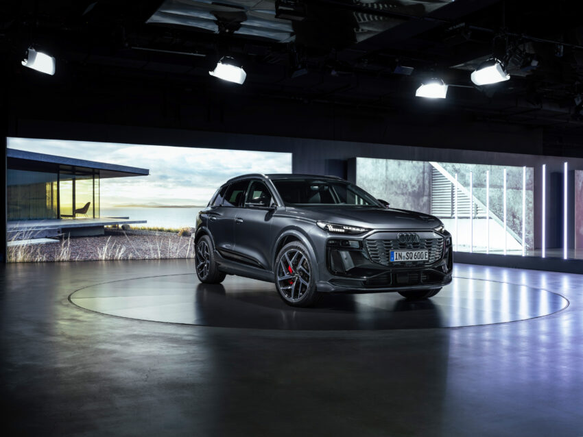 Audi Q6 与 SQ6 e-tron 首发, 最快4.2秒破百, 续航最长625公里, 21分钟可充电至80%, 与 Porsche Macan 同组底盘 251651