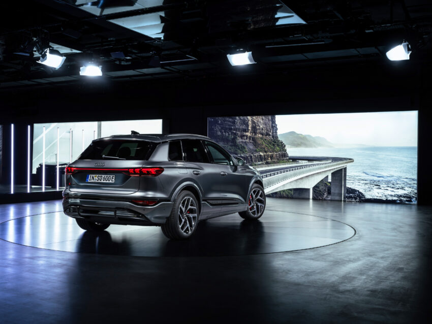Audi Q6 与 SQ6 e-tron 首发, 最快4.2秒破百, 续航最长625公里, 21分钟可充电至80%, 与 Porsche Macan 同组底盘 251655