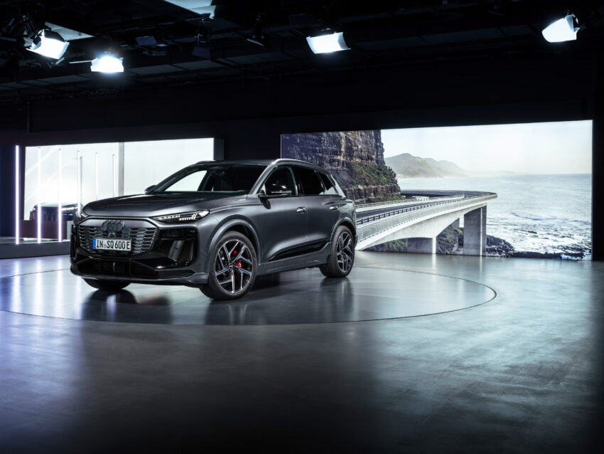 Audi Q6 与 SQ6 e-tron 首发, 最快4.2秒破百, 续航最长625公里, 21分钟可充电至80%, 与 Porsche Macan 同组底盘 251656