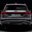 Audi Q6 与 SQ6 e-tron 首发, 最快4.2秒破百, 续航最长625公里, 21分钟可充电至80%, 与 Porsche Macan 同组底盘