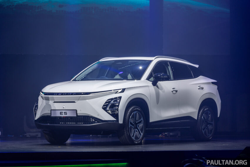 Chery Omoda E5 本地正式发布, 只有单一车型, 续航里程430公里, 30分钟充电至80%, 售价14.7万, 未来将本地组装 250343