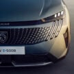 Peugeot e-5008 全球首发, 有纯电动或Hybrid油电版, 纯电版续航里程可达660公里, 30分钟可从20%充电至80%