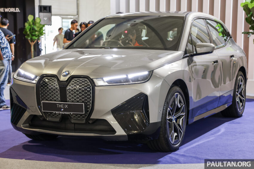 2024 BMW iX xDrive50 Sport 新车实拍！取消镭射头灯、全景式玻璃天窗；充电效能提升，便宜6.2万售RM465k起 249821