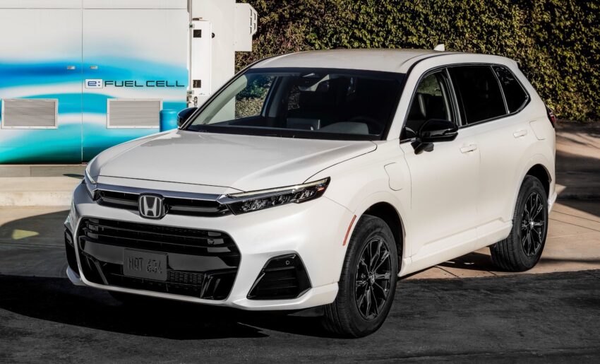 Honda CR-V e:FCEV 首发面世, 氢能源版的CR-V, 拥有备用电池, 氢燃料耗尽后可靠电池供电继续行驶至氢燃料站 249758