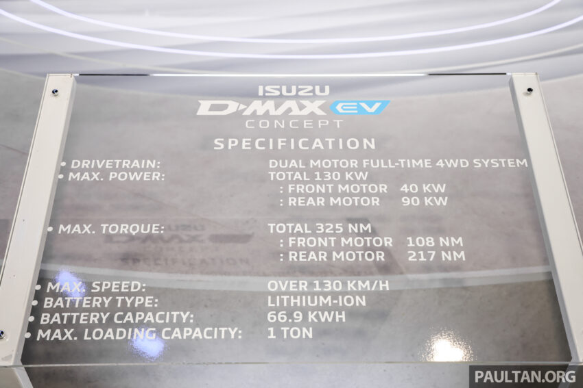 Isuzu D-Max BEV 概念电动皮卡亮相曼谷车展, 确认将量产 252505