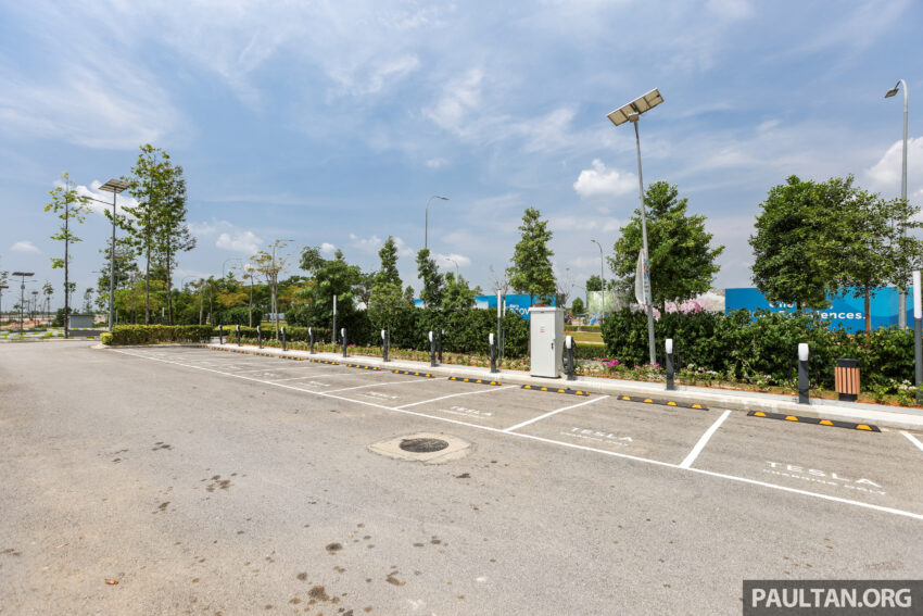 Tesla 于雪州Gamuda Cove启用全东南亚最大的超级充电站, 6个250kW DC快充+18个AC充电桩, RM1.25/kWh 251921