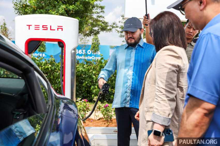 Tesla 于雪州Gamuda Cove启用全东南亚最大的超级充电站, 6个250kW DC快充+18个AC充电桩, RM1.25/kWh 251926