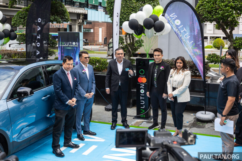 EV公共充电站营运商 EVlution 首家充电站于吉隆坡RHB银行总部正式开幕, 扬言要在2025年全国建设2,000个充电桩 255487