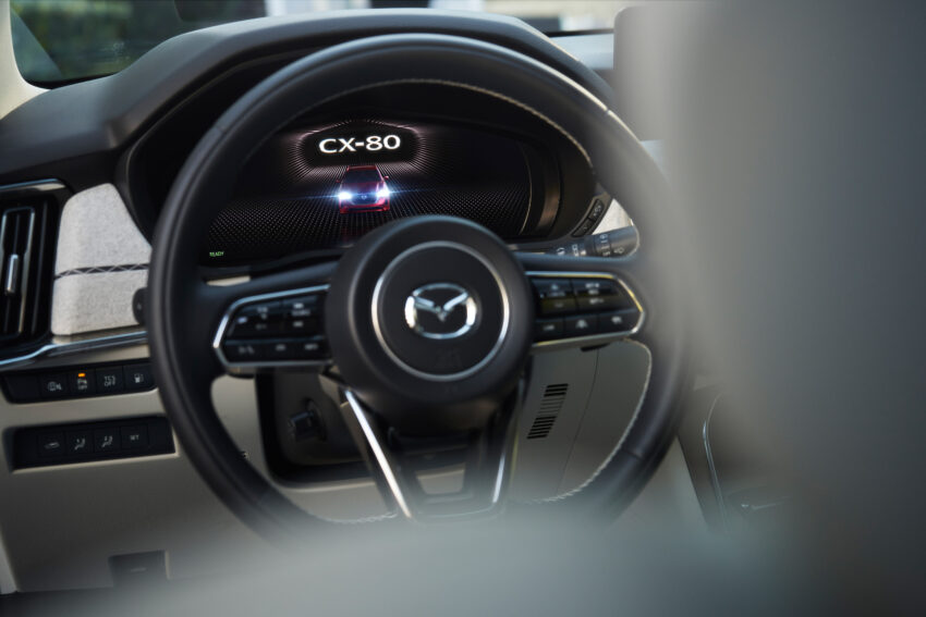 Mazda CX-80 全球首发, 定位高端七人座SUV, 大排量引擎 255900