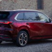 Mazda CX-80 全球首发, 定位高端七人座SUV, 大排量引擎