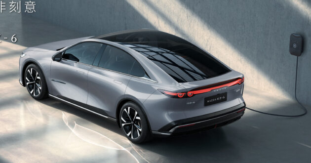 Mazda EZ-6 中国正式开卖, 同时提供油电增程版与纯电动版本, 尺码比 Mazda 6 更大, 售价介于8.6万到11.1万令吉
