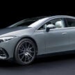 2024 Mercedes-Benz EQS 旗舰纯电四门房车小改款首发, 电池容量变更大, 续航里程最高可达822公里, 配备更丰富