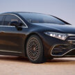 2024 Mercedes-Benz EQS 旗舰纯电四门房车小改款首发, 电池容量变更大, 续航里程最高可达822公里, 配备更丰富