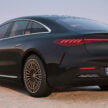2024 Mercedes-Benz EQS 旗舰纯电四门房车小改款首发, 电池容量变更大, 续航里程最高可达822公里, 配备更丰富