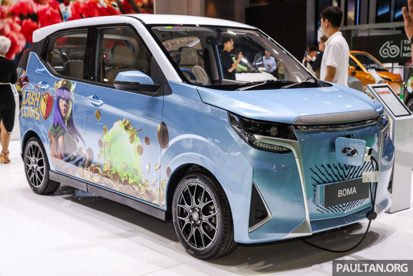 中国鸿日 Honri Boma EV亮相曼谷车展, 续航里程最长200公里, 极速仅100km/h, 即将引进泰国销售, 车头设计像谁? 253832