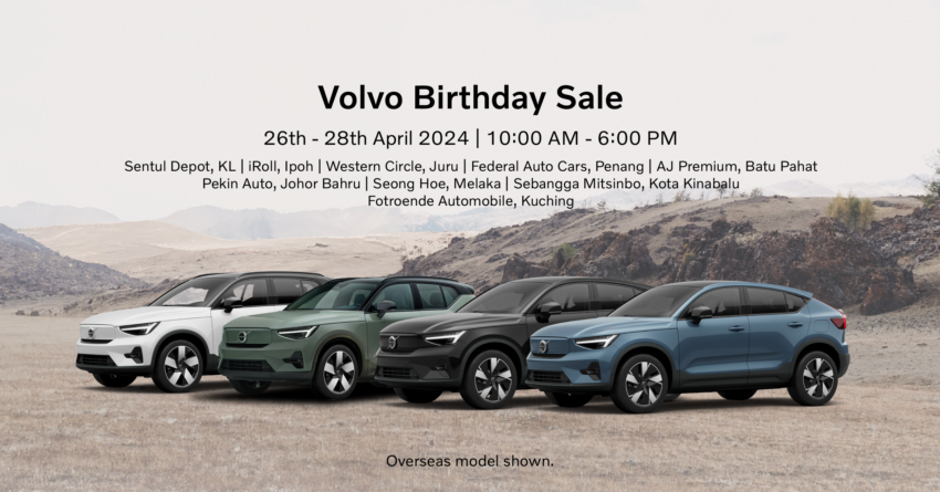 庆祝品牌97周年, Volvo Birthday Sale 26至28日于Sentul Depot与全国代理商举办促销, 赢取价值5万的瑞典观光配套 256005