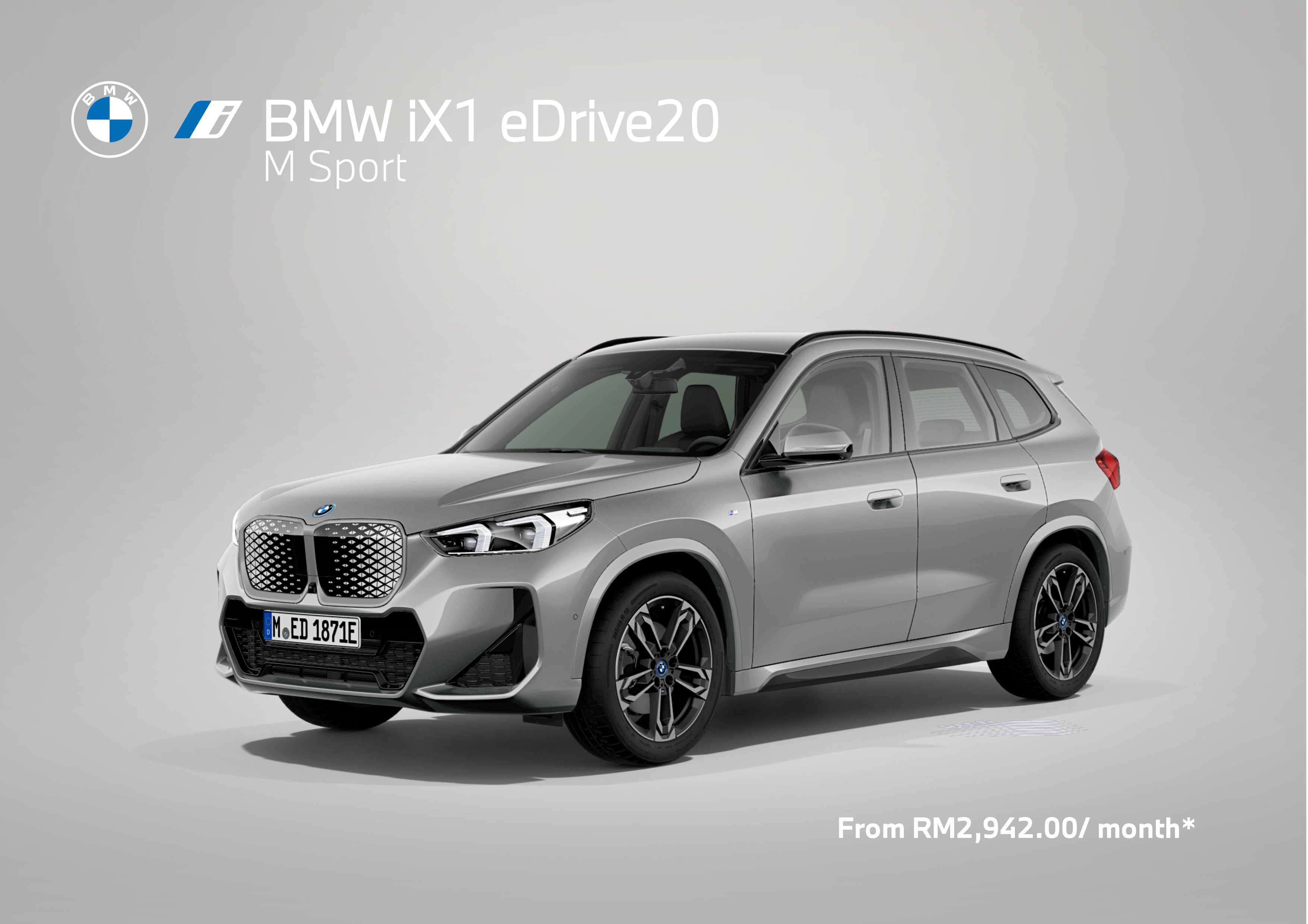 2024 BMW iX1 eDrive20 M Sport 正式在本地推出！搭载前置电动马达，续航里程达475公里，售价从RM249,800起