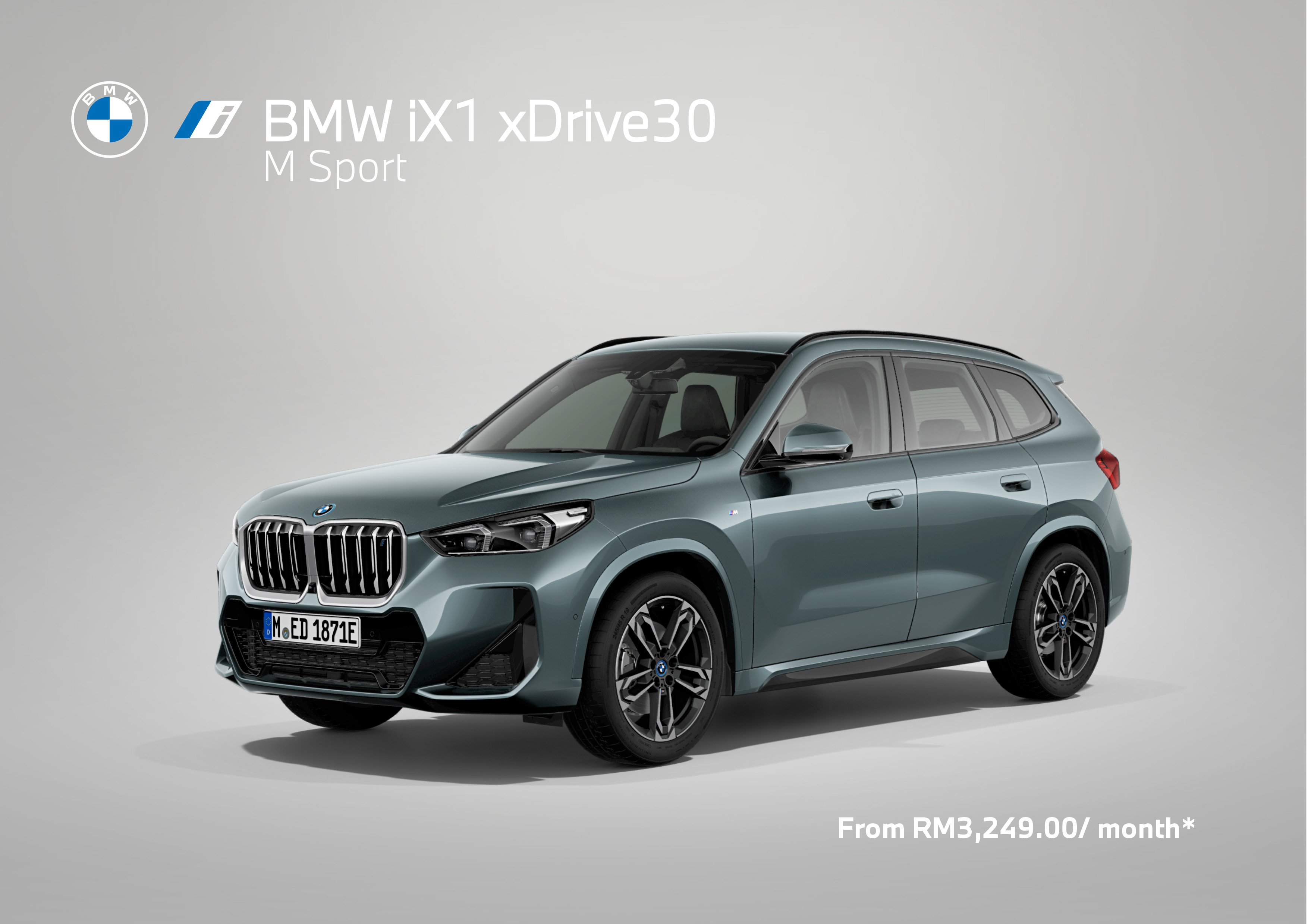 2024 BMW iX1 eDrive20 M Sport 正式在本地推出！搭载前置电动马达，续航里程达475公里，售价从RM249,800起