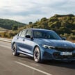 2024 BMW 3系列小改动, 新设计方向盘与新轮圈, 330e PHEV版本搭载更大容量电池, 纯电续航里程如今达101公里