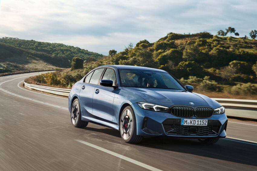 2024 BMW 3系列小改动, 新设计方向盘与新轮圈, 330e PHEV版本搭载更大容量电池, 纯电续航里程如今达101公里 260477