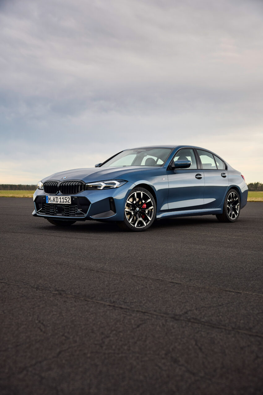 2024 BMW 3系列小改动, 新设计方向盘与新轮圈, 330e PHEV版本搭载更大容量电池, 纯电续航里程如今达101公里 260487