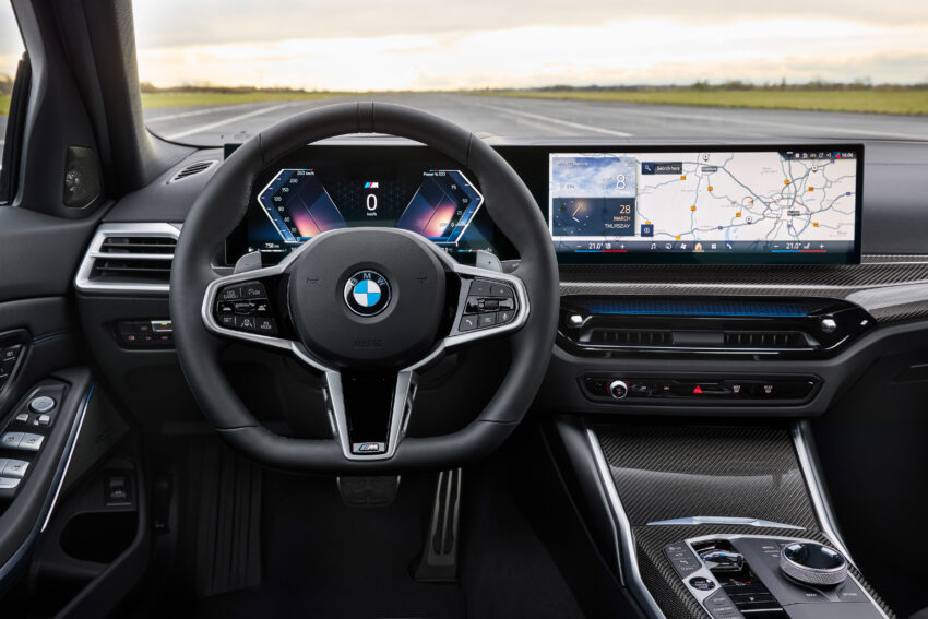 2024 BMW 3系列小改动, 新设计方向盘与新轮圈, 330e PHEV版本搭载更大容量电池, 纯电续航里程如今达101公里 260496