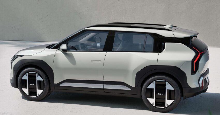 Kia EV3 全球首发, 品牌入门纯电跨界SUV, 7.5秒破百, 续航里程达600公里, 31分钟充电至80%, 今年7月韩国本土上市 260190
