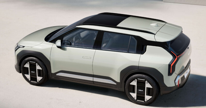 Kia EV3 全球首发, 品牌入门纯电跨界SUV, 7.5秒破百, 续航里程达600公里, 31分钟充电至80%, 今年7月韩国本土上市 260191