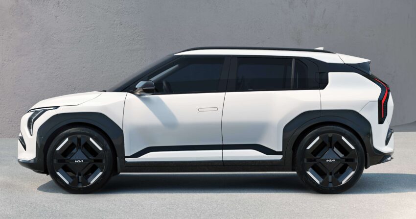 Kia EV3 全球首发, 品牌入门纯电跨界SUV, 7.5秒破百, 续航里程达600公里, 31分钟充电至80%, 今年7月韩国本土上市 260199