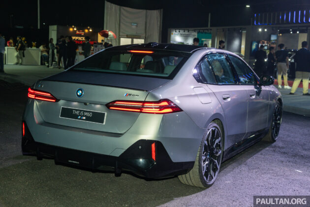 BMW i5 M60 xDrive 高性能纯电动四门房车来马, 3.8秒破百, 极速230km/h, 续航里程516公里, 开放接单价48万令吉