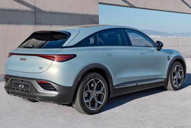 smart #3 纯电Coupé SUV预告将来马, 已可预留联系方式