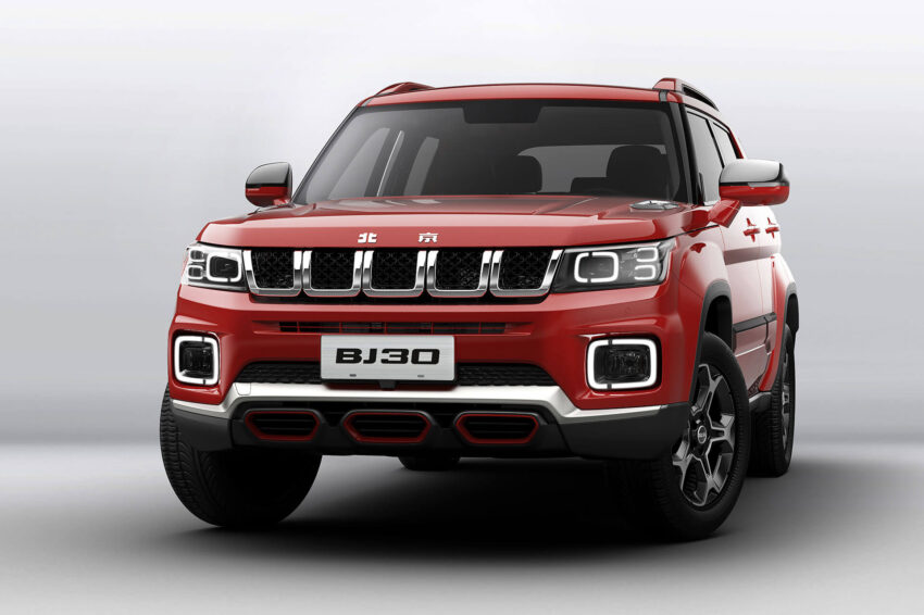 BAIC 北汽预告明年向我国引进另两款SUV, BJ30 与 BJ60 261705