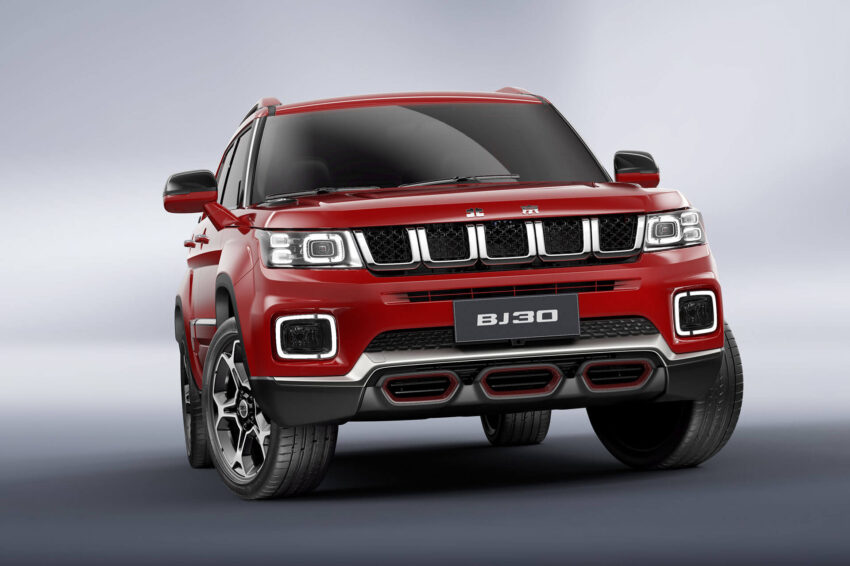 BAIC 北汽预告明年向我国引进另两款SUV, BJ30 与 BJ60 261716