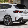 2025 F70 BMW 1 系列大改款全球首发, 汽油版首次去掉“i”