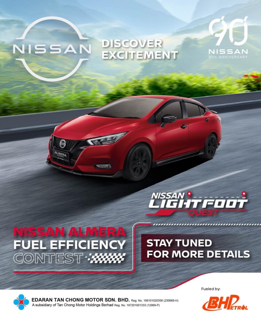 总代理举办 Nissan Lightfoot Quest, 所有 Almera Turbo 皆可参与, 从灵市前往怡保油耗最佳者可获RM7,500大奖 261897