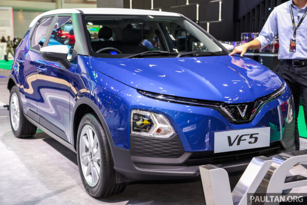 VinFast VF5 纯电跨界SUV印尼上市, 主打电池月租赁配套, 新车价未包电池从7万令吉起跳, 包含电池价格约9万令吉