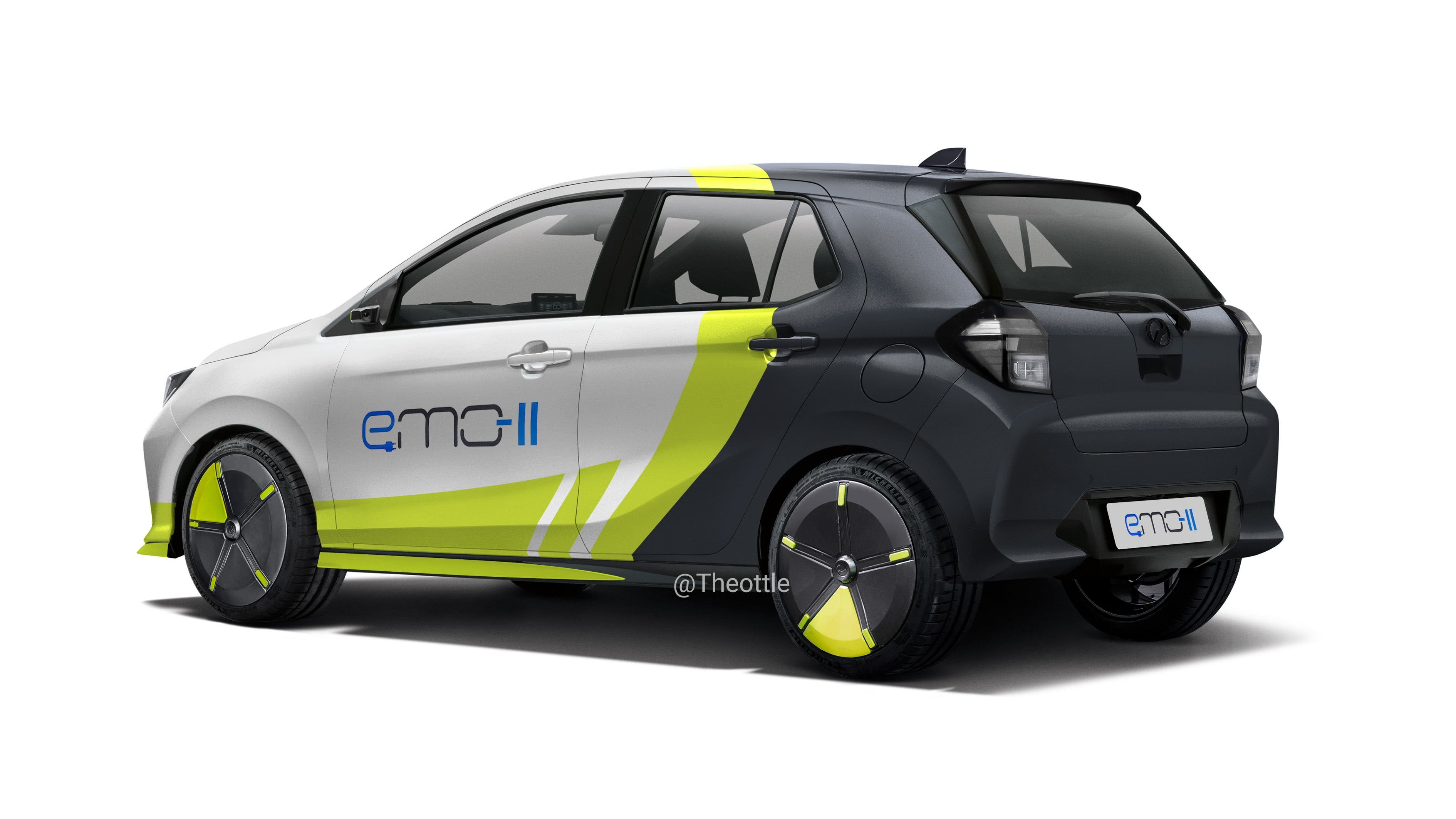 设计师绘 Perodua emo-II 渲染图，纯电版 Axia 长这样？