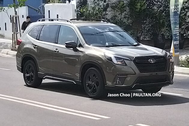 第二代 Subaru Levorg STi 与涡轮版 Forester Turbo 现身本地陈列室外被拍, 或在明年从日本引进到大马市场销售?