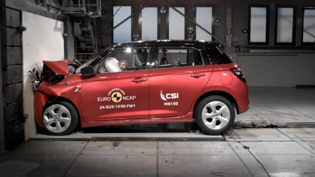 第四代 Suzuki Swift 送测EURO NCAP, 仅获3星安全评价