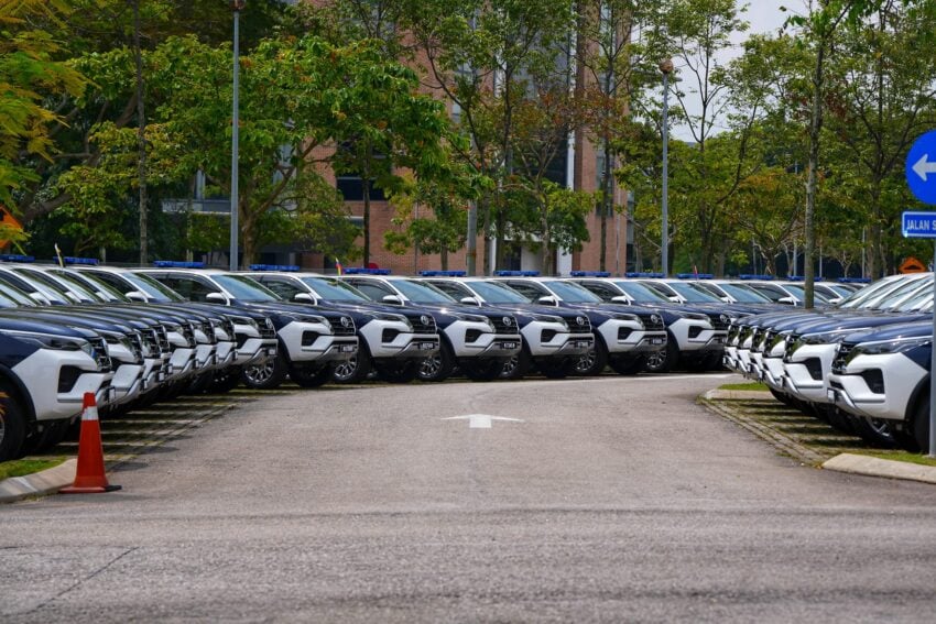 JPJ 接收58辆全新 Toyota Fortuner 巡逻车, 耗资1,040万 266193