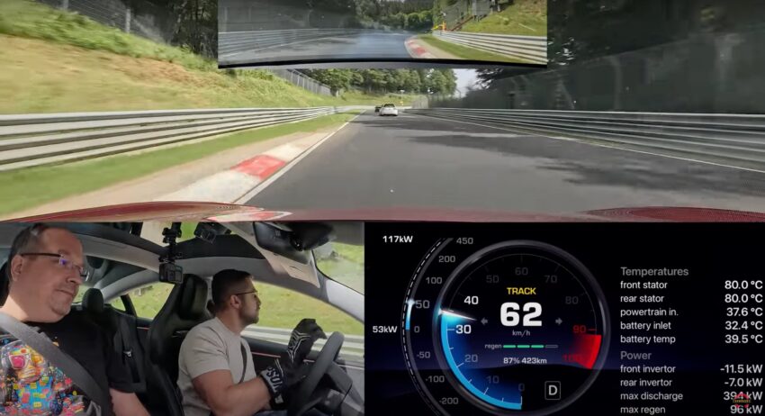 知名网红把 Tesla Model 3 Performance 开进纽柏林赛道体验, 直言操控与直线加速出色, 但煞车与温控表现犹如灾难 265414