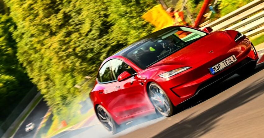 知名网红把 Tesla Model 3 Performance 开进纽柏林赛道体验, 直言操控与直线加速出色, 但煞车与温控表现犹如灾难 265417