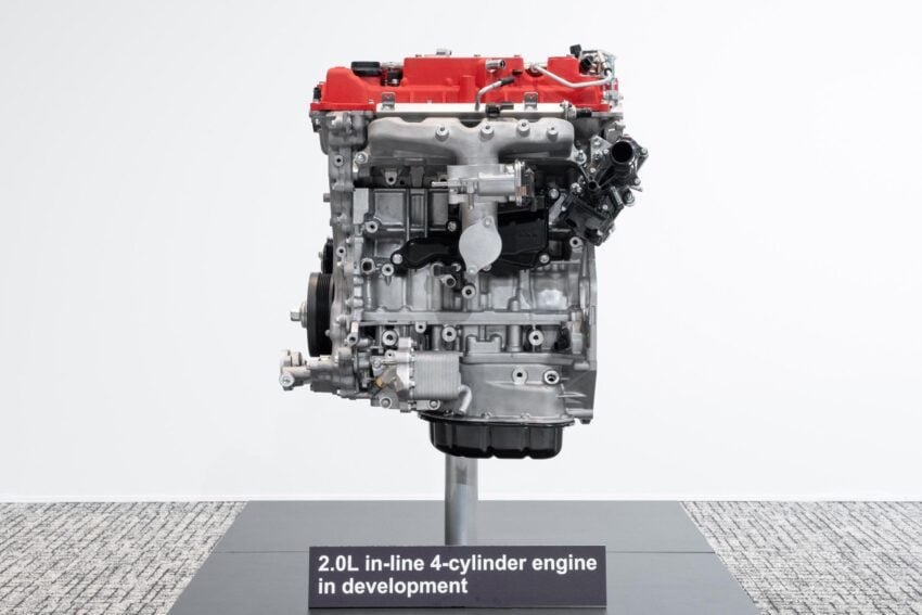 Toyota 对外展示下一代新引擎, 体积更小, 重心更低, 1.5L与2.0L排气量, 全系采四汽缸设计, 未来可使用生化复合式燃油 265380