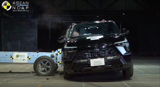 Mitsubishi Xforce 送测 ASEAN NCAP, 获5颗星安全评价