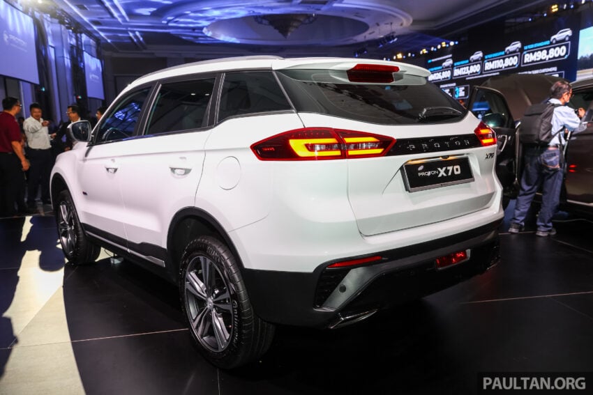 2025 Proton X70 小改款我国正式发布, 共分四个等级, 将支持无线 Apple CarPlay 与 Android Auto, 售价从9.88万起 269267