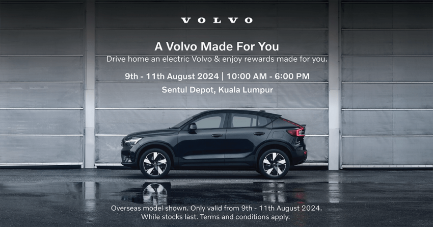 参与 ‘A Volvo Made For You’ 活动寻找属于您个人的风格，免费价值RM43,000的配件包，8月9日至11日与您相约 267896